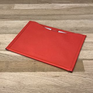 エルメス(Hermes)の新品未使用 エルメス パスポートケース スイフト キャンバス レッド ナチュラル(パスケース/IDカードホルダー)