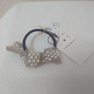 クチュールブローチ(Couture Brooch)の新品☆クチュールブローチ☆フェイクパールヘアゴム(ヘアゴム/シュシュ)