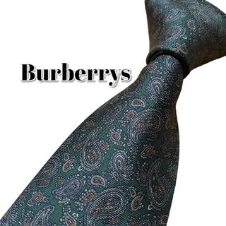 ★Burberrys★　バーバリーズ　グリーン系　総柄(ネクタイ)