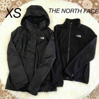 ザノースフェイス(THE NORTH FACE)のノースフェイス マウンテンパーカー セット販売 レディース XS ブラック 美品(ブルゾン)