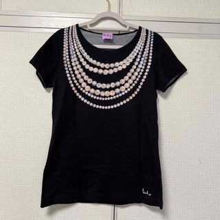 ポールスミス(Paul Smith)のPaul Smith☆ポールスミス　パールネックレスプリント半袖Tシャツ(Tシャツ(半袖/袖なし))