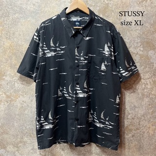 STUSSY - STUSSY ステューシー 総柄 半袖シャツ