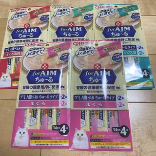 イナバペットフード(いなばペットフード)のCIAO for AIM チュール 腎臓の健康維持に配慮 まぐろ 他 セット(猫)