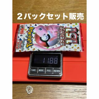 ポケモンカード 151 11.88g ×2パック 重量パック(Box/デッキ/パック)