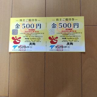 テンアライド　株主優待券　1000円分(その他)