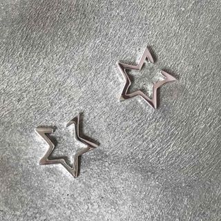 Star silver earcuff No.80