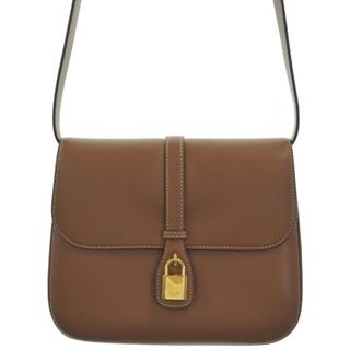 セリーヌ(celine)のCELINE セリーヌ ショルダーバッグ - 茶 【古着】【中古】(ショルダーバッグ)