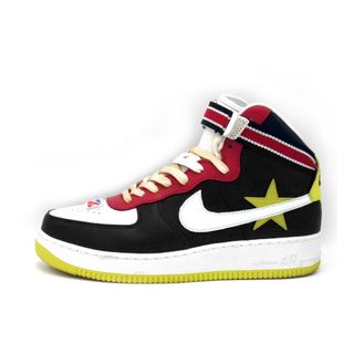 ナイキ(NIKE)のナイキ NIKE ■ 【 AIR FORCE 1 HI RICCARDO TISCI AQ3366 600 】 エア フォース 1 ハイ リカルド ティッシ レッド イエロー 2018 スニーカー f21929(スニーカー)