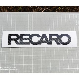 #★新品RECARO/レカロシート　カーボン柄カッティングステッカー/デカール