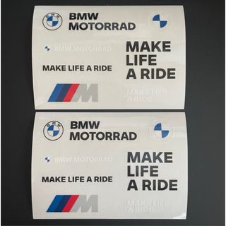 ビーエムダブリュー(BMW)のBMW ステッカー 2枚セット MOTORRAD モーターサイクルショー2022(ステッカー)