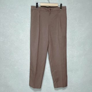 ビーノ(BENO)のメンズ ビーノ Beno タックパンツ テーパード スラックス ブラウン M(スラックス)