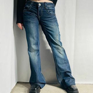 ヴィンテージ(VINTAGE)のY2K archive DRIVE JEANS ブーツカットデニム ローライズ(デニム/ジーンズ)