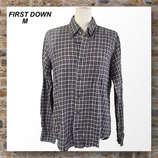 ファーストダウン(FIRST DOWN)のD①  FIRST DOWN ファーストダウン   M  メンズ　長袖シャツ(シャツ)