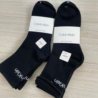 カルバンクライン(Calvin Klein)の新品　カルバンクライン　靴下　3足組　2セット(ソックス)