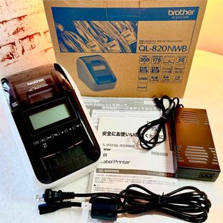 ブラザー(brother)のbrother QL-820NWB ラベルプリンター(PC周辺機器)