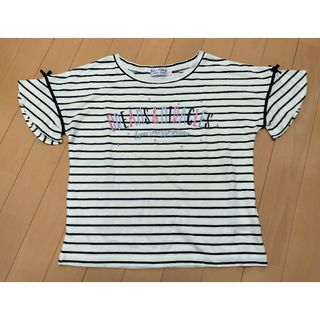 メゾピアノ(mezzo piano)の[未使用に近い] Tシャツ　メゾピアノ　140(Tシャツ/カットソー)