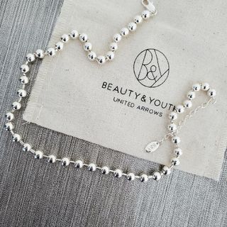 ビューティアンドユースユナイテッドアローズ(BEAUTY&YOUTH UNITED ARROWS)のメタル ボールチェーン ネックレス ビューティーアンドユース(ネックレス)