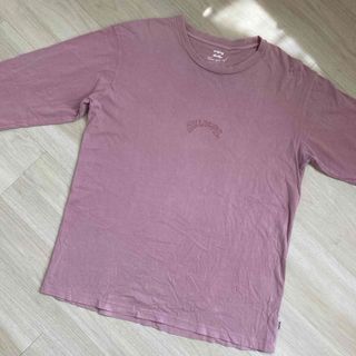 billabong - メンズ　ビラボン長袖ロングTシャツ  XLサイズ　ピンクグレー