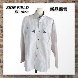 A① SIDE FIELD  未使用　XL吸湿速乾　長袖メンズ 作業着　(シャツ)