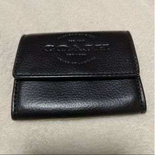 コーチ(COACH)のCOACH 財布 コインケース 小銭入れ レザー ブラック(財布)