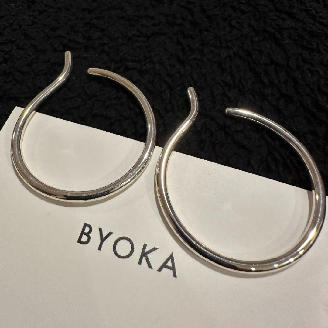 イヤーカフ [BYOKA] BOLD HOOP EARCUFF