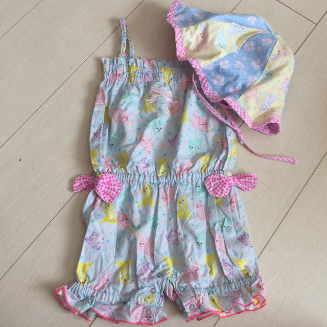 fafa(フェフェ)のニコ様専用 fafa ロンパース 90 キッズ/ベビー/マタニティのキッズ服女の子用(90cm~)(その他)の商品写真