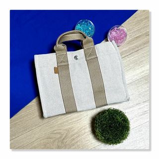 エルメス(Hermes)の【美品】Hermès エルメス　ニューフールトゥ PM　トートバッグ　ベージュ(トートバッグ)