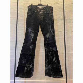 00s archive tornado flare denim pants