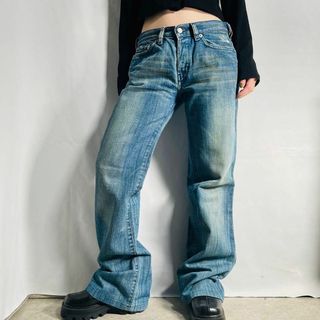 ディーゼル(DIESEL)のイタリー製 DIESEL パンドラ期 フレアデニムパンツ ビッグベルブーツカット(デニム/ジーンズ)