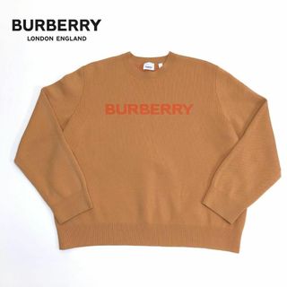 バーバリー(BURBERRY)の☆美品☆バーバリー BURBERRY ロゴ　セーター ウール＆コットンブレンド(ニット/セーター)