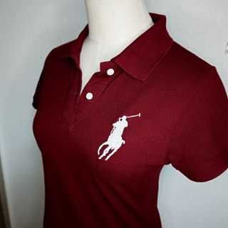 ポロラルフローレン(POLO RALPH LAUREN)のRALPH LAUREN ポロシャツ エンジ×白(ポロシャツ)