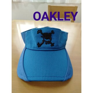 オークリー(Oakley)の【№601】美品 OAKLEY オークリー サンバイザー  ゴルフ スカル(サンバイザー)