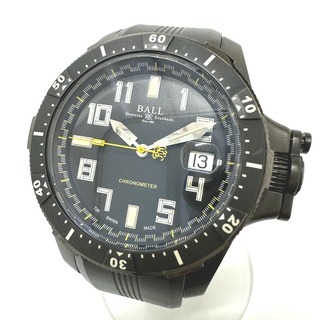 ボールウォッチ BALLWATCH エンジニア ハイドロカーボン DM2176A デイト 自動巻き 腕時計 SS ブラック(腕時計(アナログ))