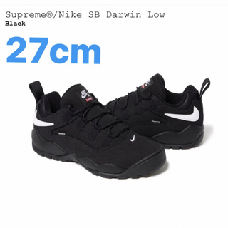 Supreme - Supreme × Nike SB Darwin Low Black 27cm