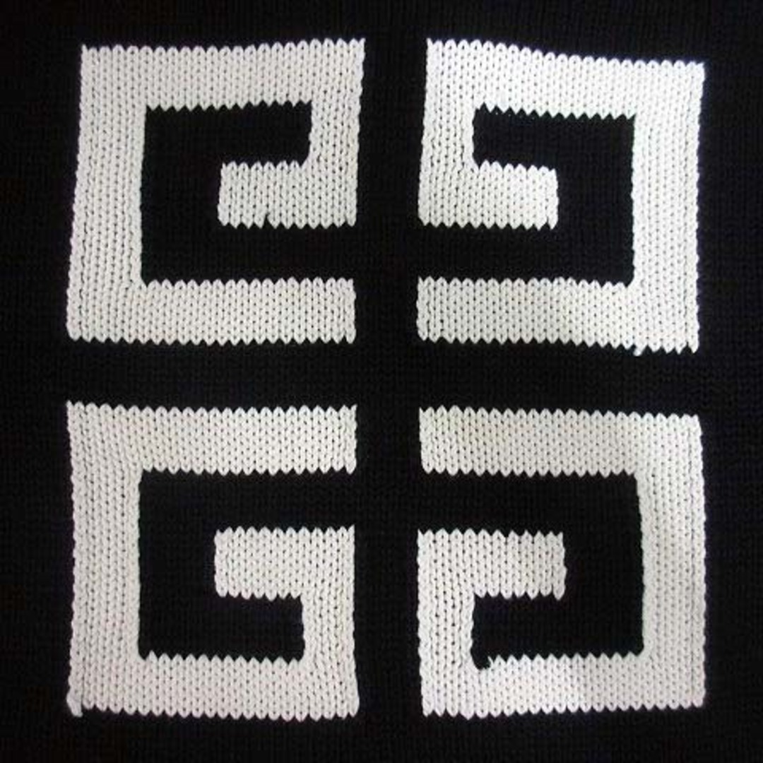 GIVENCHY】ジバンシィ 4Gロゴジャガードニットセーター S GIVENCHY】ジバンシィ 4Gロゴジャガードニットセーター S