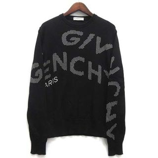 ジバンシィ GIVENCHY ジャガード ロゴ ニット セーター 20AW 黒