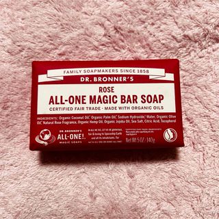 ドクターブロナー(Dr.Bronner)のドクターブロナー マジックソープバー  ローズ(ボディソープ/石鹸)