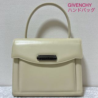 GIVENCHI ジバンシー ロゴ プレート ハンドバッグ