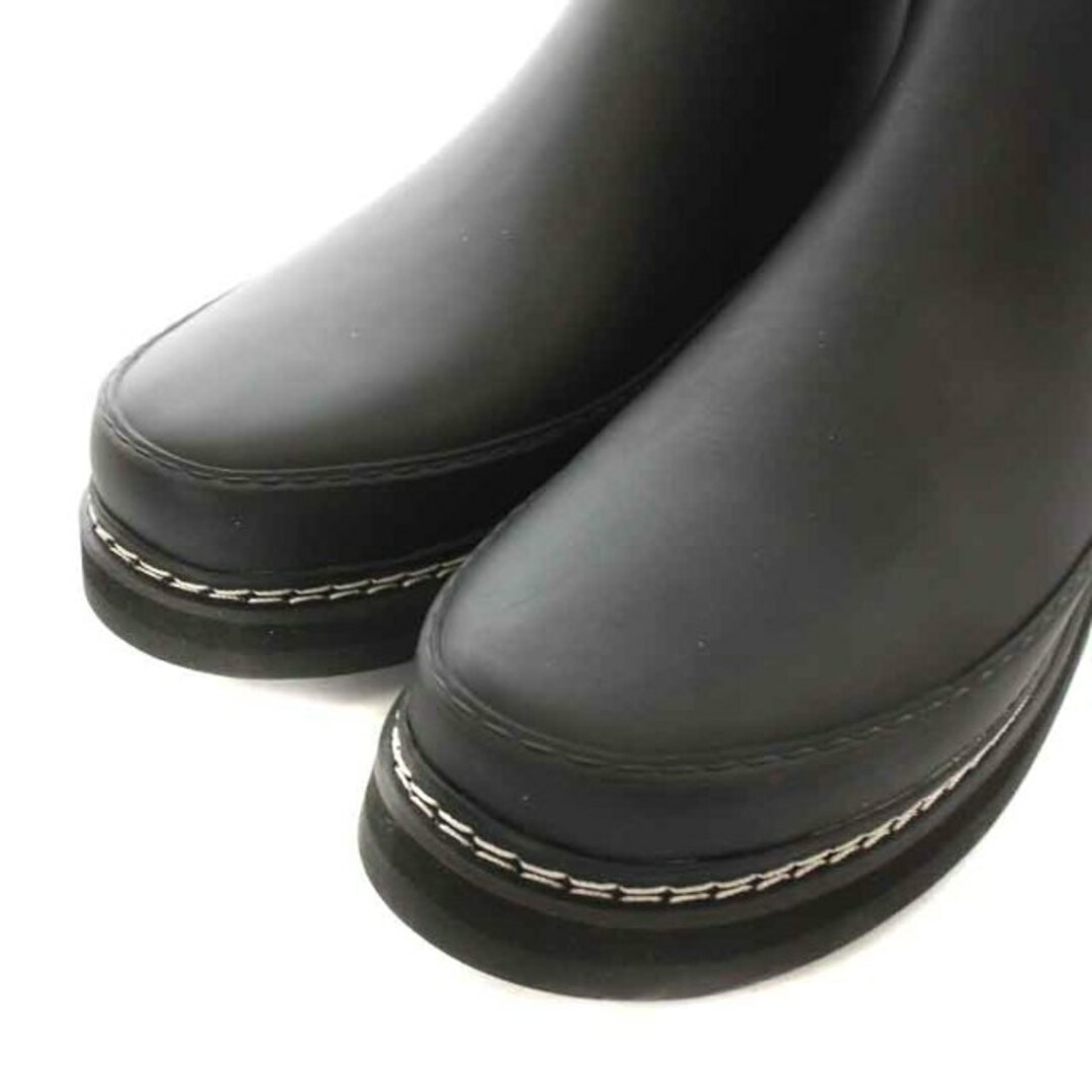 HUNTER(ハンター)のハンター レインブーツ 長靴 ショート ラバー 8 25.0cm 黒 ブラック レディースの靴/シューズ(レインブーツ/長靴)の商品写真