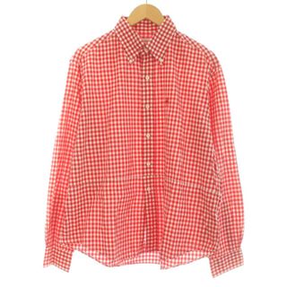 ジュンヤワタナベマン COMME des GARCONS ボタンダウンシャツ 赤(シャツ)