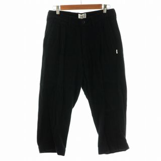 WTAPS TUCK 01 TROUSERS パンツ 1 S 黒(スラックス)