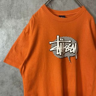 ステューシー(STUSSY)の【usa製、センターロゴ】stussyショーンフォントロゴTシャツ古着sk8M(Tシャツ/カットソー(半袖/袖なし))