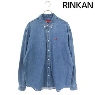 Supreme - シュプリーム  23AW  Small Box Shirt スモールボックスロゴデニム長袖シャツ メンズ L