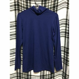 UNIQLO - ユニクロ　UNIQLO　トップス　青　ネイビー　カットソー