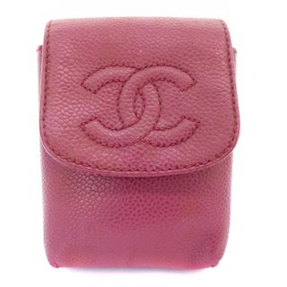 CHANEL - シャネル シガレットケース タバコケース 6番台 キャビアスキン 紫