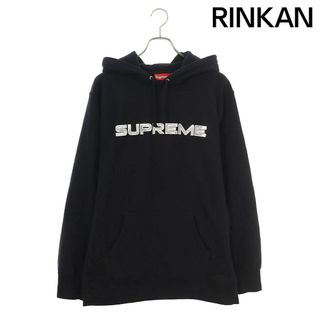 シュプリーム(Supreme)のシュプリーム  17SS  Sequin Logo Hooded Sweatshirt スパンコールロゴプルオーバーパーカー メンズ XL(パーカー)