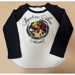 ヒステリックミニ(HYSTERIC MINI)の【ヒステリックミニ　ヒスミニ】ラグラン　長袖Tシャツ　110cm(Tシャツ/カットソー)