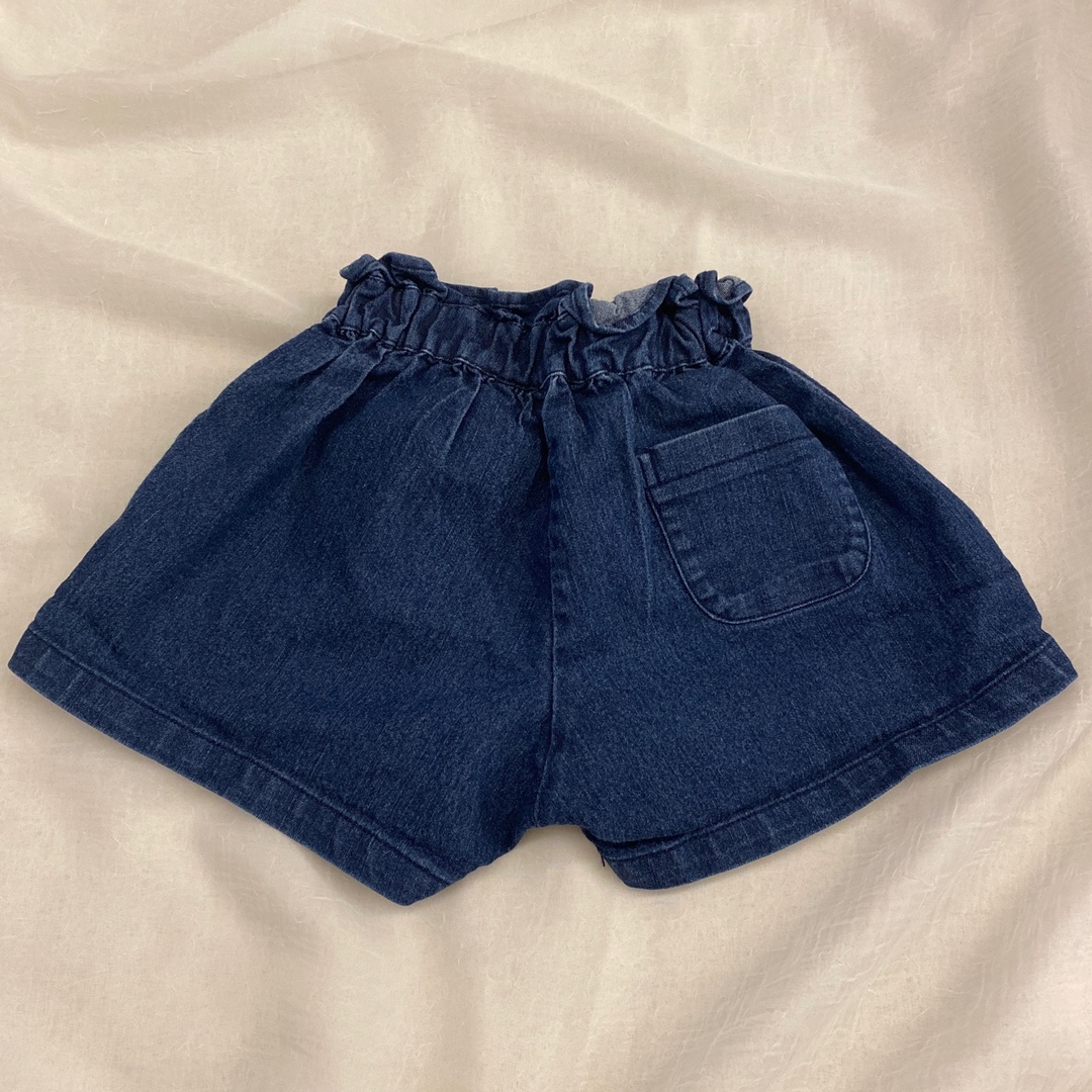 apres les cours(アプレレクール)のアプレレクール　デニムショートパンツ100 キッズ/ベビー/マタニティのキッズ服女の子用(90cm~)(パンツ/スパッツ)の商品写真