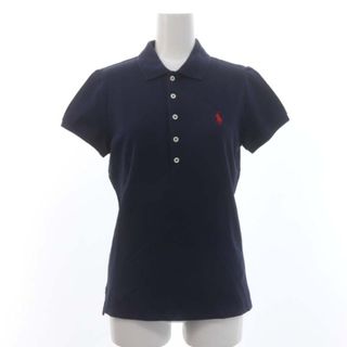 ポロラルフローレン(POLO RALPH LAUREN)のポロ ラルフローレン ポロシャツ 半袖 プルオーバー ロゴ刺繍 M 紺 赤(ポロシャツ)