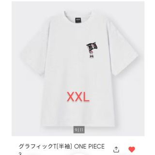 ジーユー(GU)のGU 新品未使用未開封　グラフィックT(半袖) ONE PIECE 3XXL(Tシャツ/カットソー(半袖/袖なし))